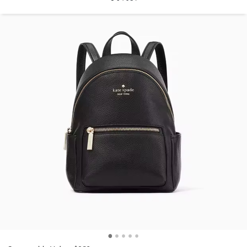 Kate Spade Leila Pebbled Leather Mini Dome Backpack